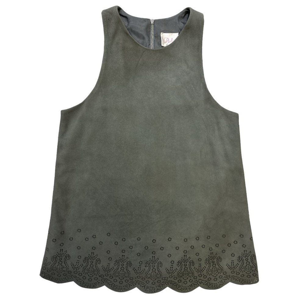 Parker Suede Top Laser-Cut Suede Dune Dusk Sz S NWT Festival Boho Western
